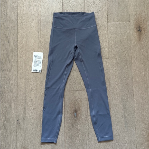 EUC wunder train mesh panel high rise 25" size 4 solar grey lululemon - Picture 1 of 16